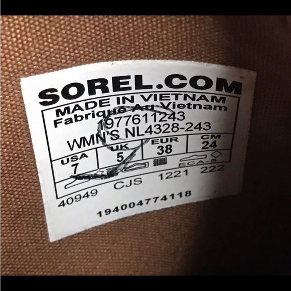 Sorel Emelie II Zip Women's Ankle Boots Brown Waterproof Leather Side Zip Size 7 - Picture 14 of 15